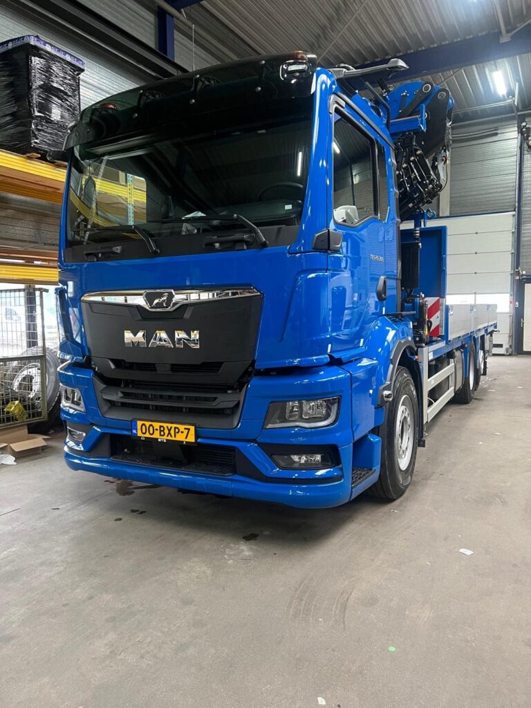 bts vrachtwagen reinigen