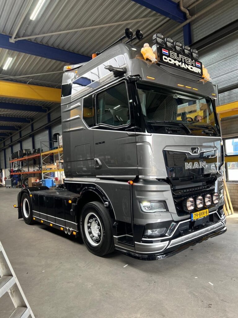 Glascoating truck op locatie