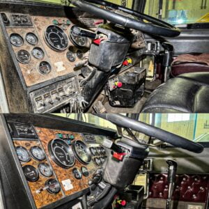 vrachtwagen bekleding reinigen