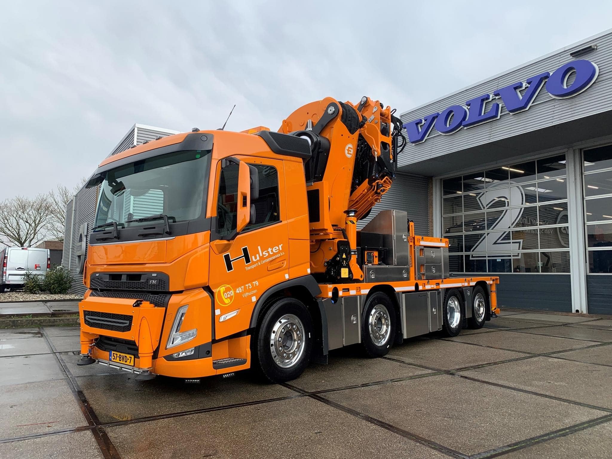 vrachtwagen reinigen Hulster