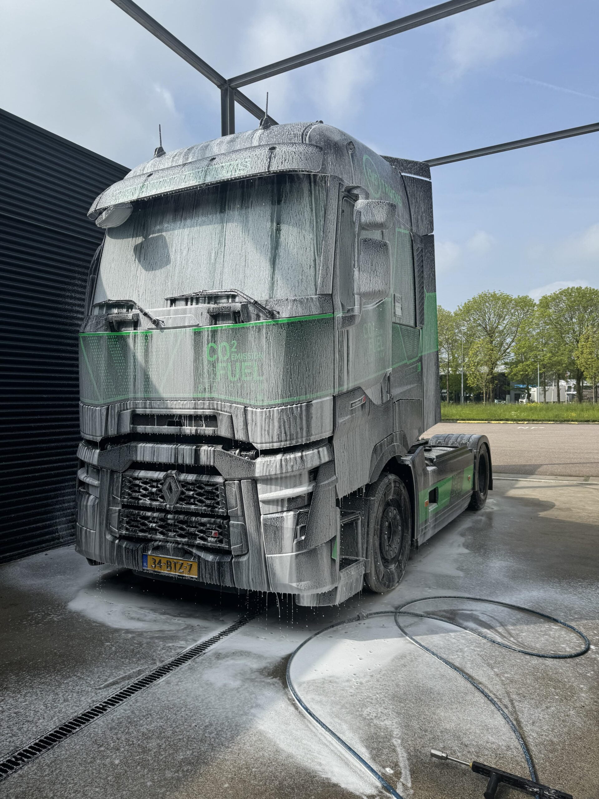 vrachtwagen wassen